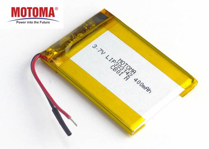 batterie rechargeable de polymère de lithium de 400mah 3,7 V pour le système de bicyclette 0