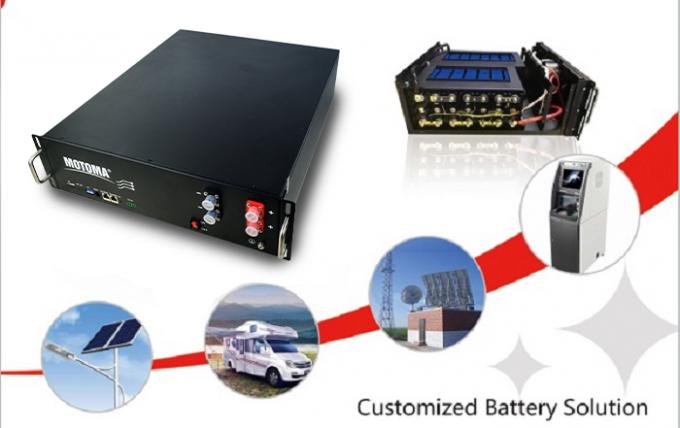 MOTOMA Rechargeable LiFePO4 Battery For Off Grid Solar System 2