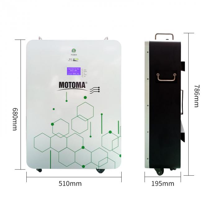 Paquet de batterie de Bluetooth 48V 200Ah LiFePO4 pour le système à énergie solaire 0