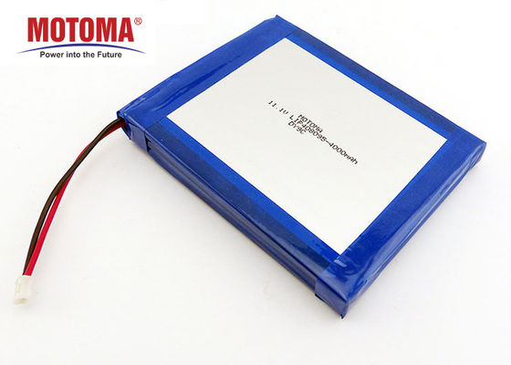 Batterie au lithium ultra rocailleuse de Tablette, batterie plate 3.7V 4000mAh de polymère de lithium