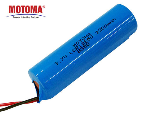 Lithium cylindrique Ion Battery de la batterie 3.7V 2200mah de lithium de MOTOMA LCR18650