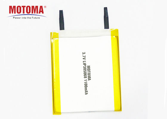Paquet de batterie de MOTOMA IOT, 3,7 certificat de la batterie UN38.3 de V 1100mah Lipo
