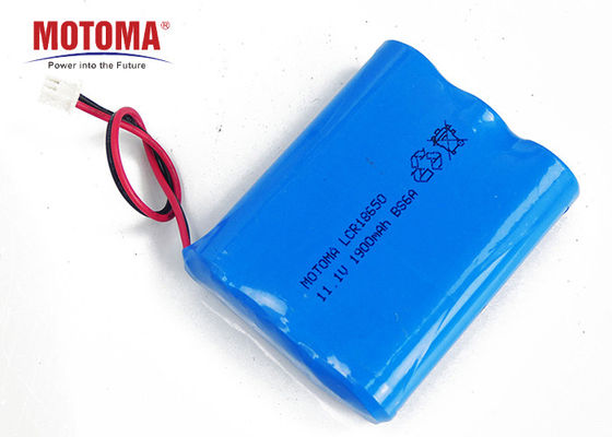 11.1V lithium Ion Cylindrical Battery, 18650 paquets de batterie rechargeable pour Toy Car