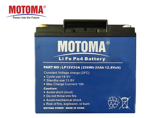 batterie au lithium de 12.8V 20Ah Lifepo4 rechargeable pour l'éclairage solaire