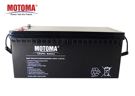 Batteries LiFePO4 solaires rechargeables de MOTOMA 12V 200Ah