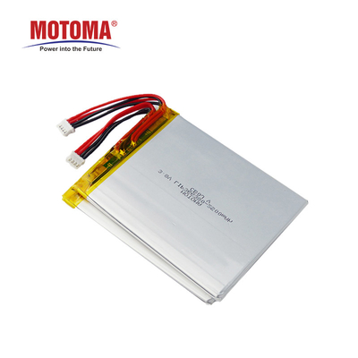 Lithium à haute tension Ion Polymer Battery Pack 3.8V 2500mAh pour le traqueur pendant