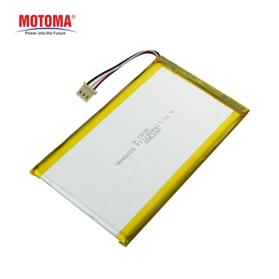 Batterie de polymère de lithium de 3.7v certifiée par UL 5000mah pour les Tablettes rocailleuses