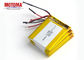 Lithium ultra mince Ion Battery 400mah pour le dispositif solitaire de travailleur