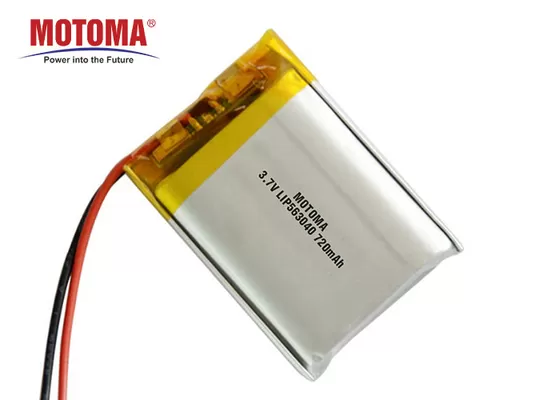 qualité Paquet rapide 3,7 V 720mah 460Wh/L de batterie de batterie de charge avec le PCM et le connecteur pour le dispositif d&#039;IOT usine