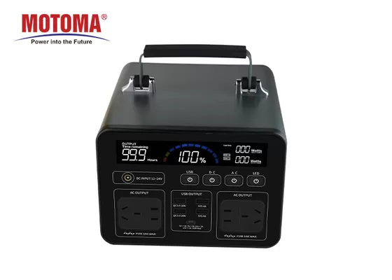Le C.C à C.A. de lithium de l'alimentation d'énergie de nouveau venu 730W a produit la centrale portative de camping de générateur à énergie solaire pour l'ordinateur portable